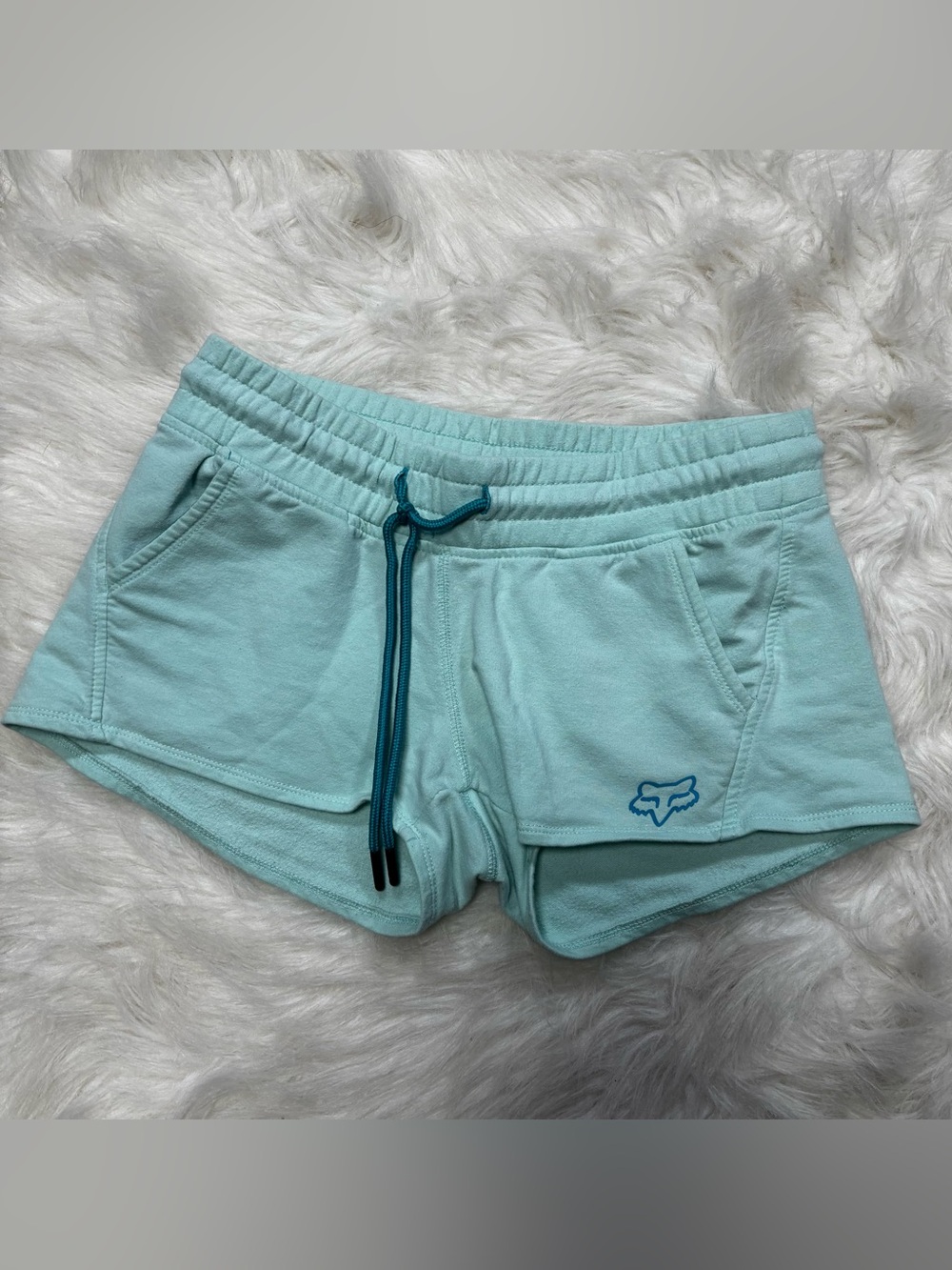 Fox Women's Aqua Drawcord a comfy Athletic Shorts size XS